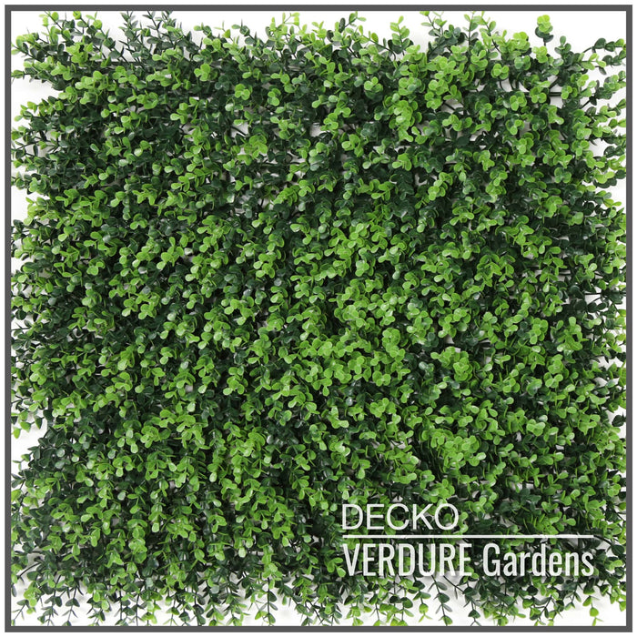 Artificial Plants Green Wall Panel - <b>ARBOREA</b> - 500x500mm | DECKO VERDURE (0.25 m<sup>2</sup> panel)