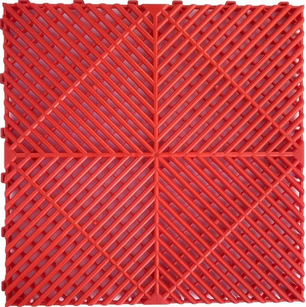 Garage Tile - Interlocking Polypropylene Flooring | DECKO <b>DURANTE</b> (400x400x18mm) - <b>Select Color</b>