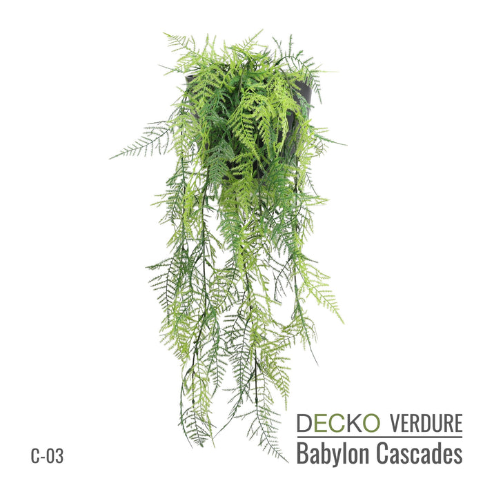 Artificial Hanging Plants - <b>TROPICANA</b> Collection (6 different plants) | DECKO Verdure Babylon Cascades