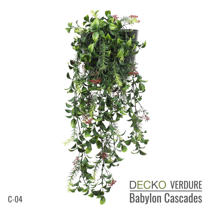 Artificial Hanging Plants - <b>JASMINE</b> Collection (5 different plants) | DECKO Verdure Babylon Cascades