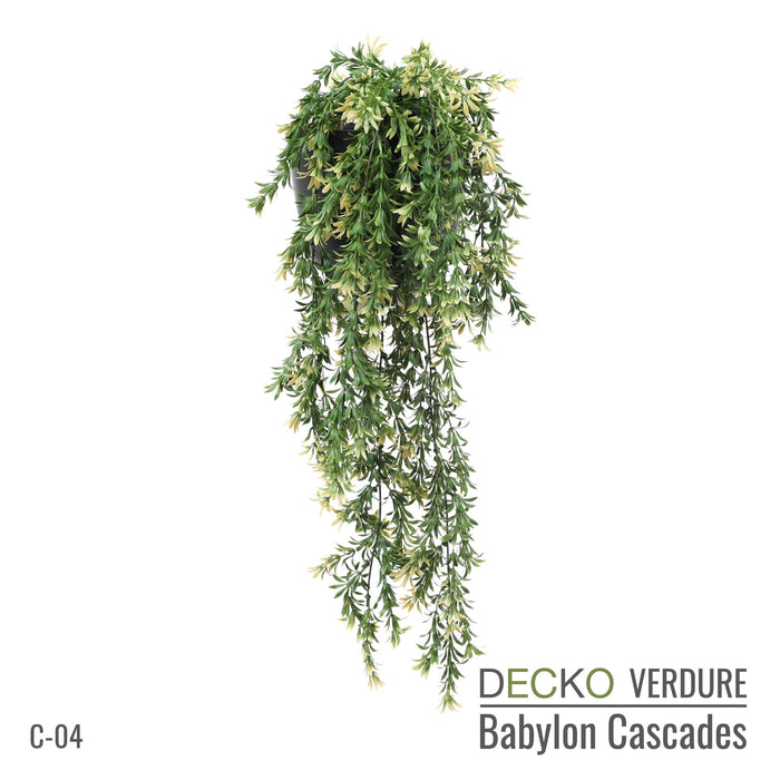 Artificial Hanging Plants - <b>JASMINE</b> Collection (5 different plants) | DECKO Verdure Babylon Cascades