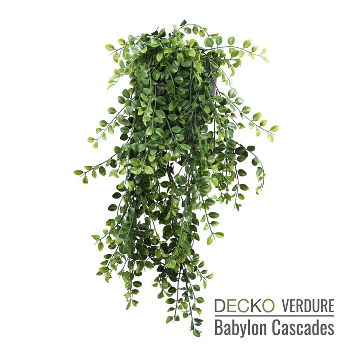 Artificial Hanging Plants - <b>SENNA</b> Collection (2 sets of 3 different plants) | DECKO Verdure Babylon Cascades