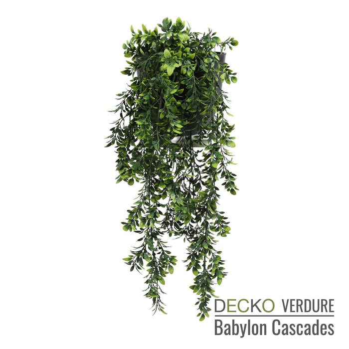Artificial Hanging Plants - <b>SENNA</b> Collection (2 sets of 3 different plants) | DECKO Verdure Babylon Cascades