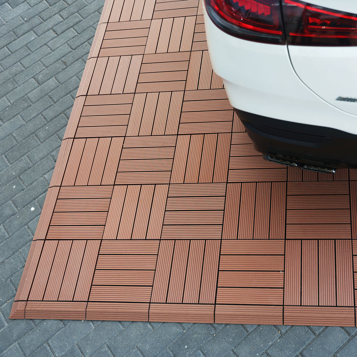 <b>Deck Tiles Expo Kits</b> - Premium WPC Interlocking - | DECKO - Choose from standard sizes or create a custom-sized order tailored to your needs!