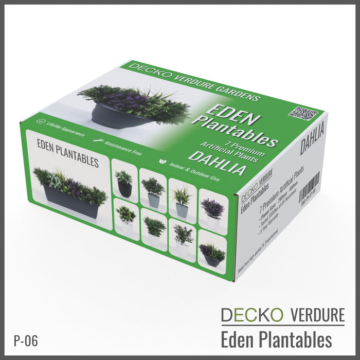 Plantable Artificial Plants - <b>DAHLIA</b> Collection (7 different plants) | DECKO Verdure Eden Plantables