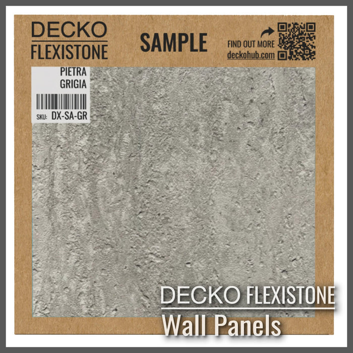 Flexible 3D Stone Wall Panel <b>Samples</b> | DECKO Flexistone - Free Shipping