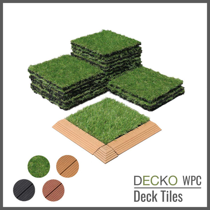 DECKO Premium Tiles - <b>GRASS</b> - 300/300/20 - Price/Tile