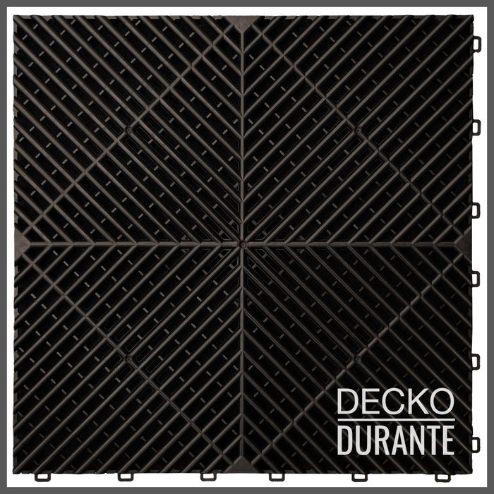 <b>Garage Tile Samples</b> - Interlocking Polypropylene Flooring - Build your Own Selection | DECKO - Fully Refundable (up to 6 items) with FREE Delivery and Return