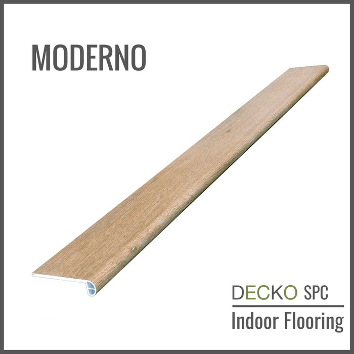 <b>Step Edge Stair Nose</b> - SPC Hybrid Vinyl Plank Flooring - | DECKO