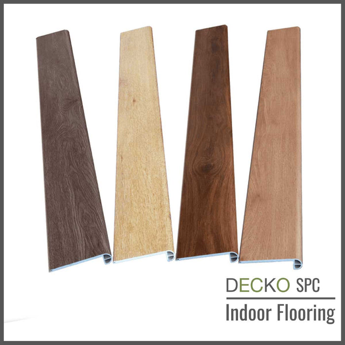 <b>Step Edge Stair Nose</b> - SPC Hybrid Vinyl Plank Flooring - | DECKO