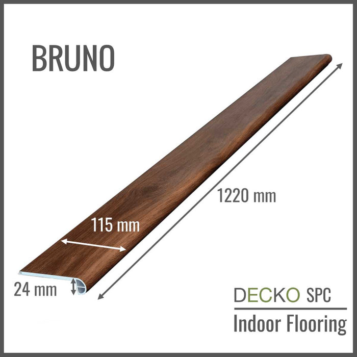 <b>Step Edge Stair Nose</b> - SPC Hybrid Vinyl Plank Flooring - | DECKO