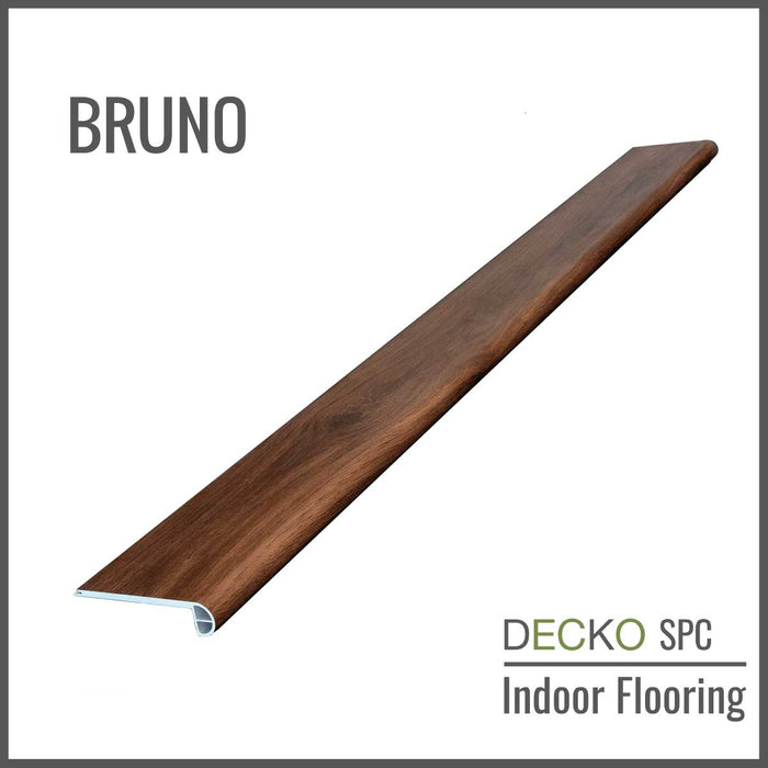 <b>Step Edge Stair Nose</b> - SPC Hybrid Vinyl Plank Flooring - | DECKO