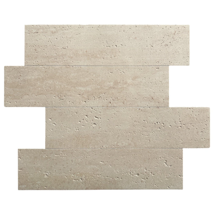 Flexible 3D Stone Wall Panel Sample - BRICO TRAVERTINO | DECKO Flexistone - Free Shipping