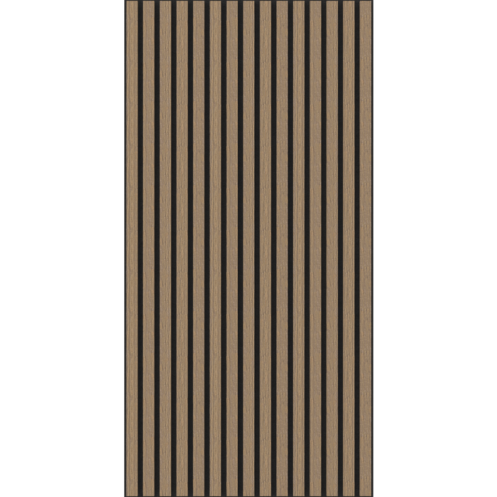 Acoustic Sound Dampening Wall Panels - <b>OAK Long</b> - box of 3 panels (1200x600mm) <b>2.16 m<sup>2</sup></b> coverage | DECKO SOUNDSCAPE