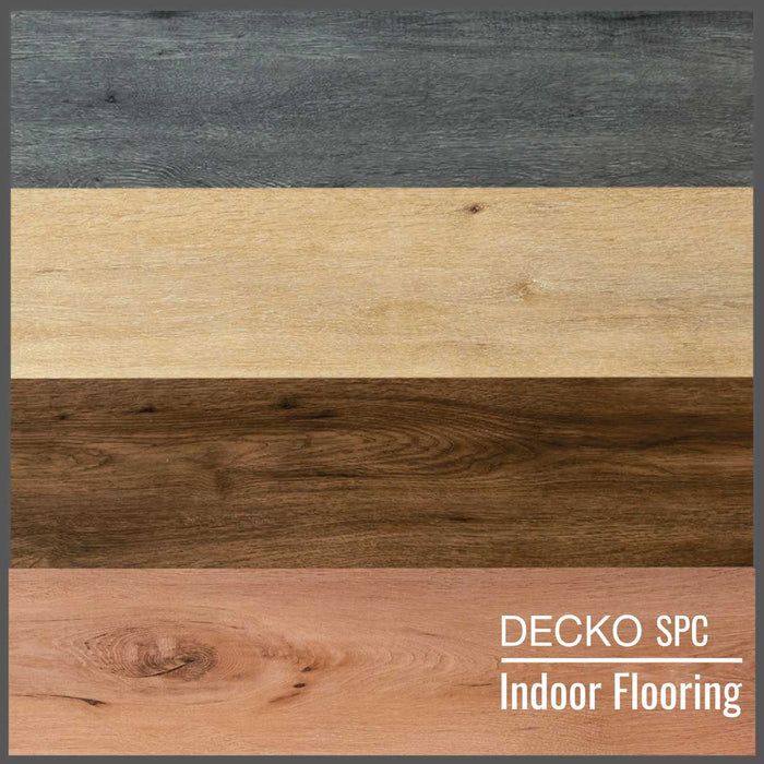 SPC Hybrid Vinyl Plank Flooring – Waterproof Stone Plastic Composite | DECKO (1.64-2.23 m<sup>2</sup> box) - <b>choose colour</b>