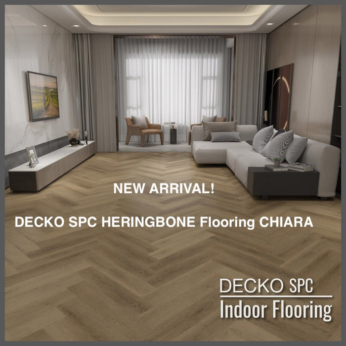 SPC Hybrid Vinyl Plank Flooring - <b>CHIARA Colour Sample </b> | DECKO - Free Delivery