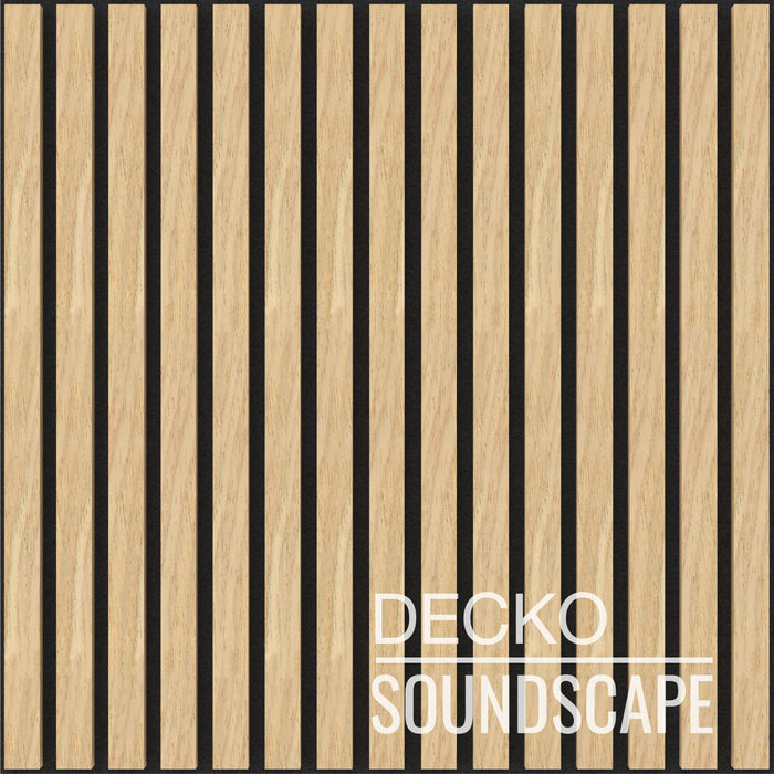 Acoustic Sound Dampening Wall Panels - <b>MAPLE Square</b> - box of 5 panels (600x600mm) <b>1.8 m<sup>2</sup></b> coverage | DECKO SOUNDSCAPE