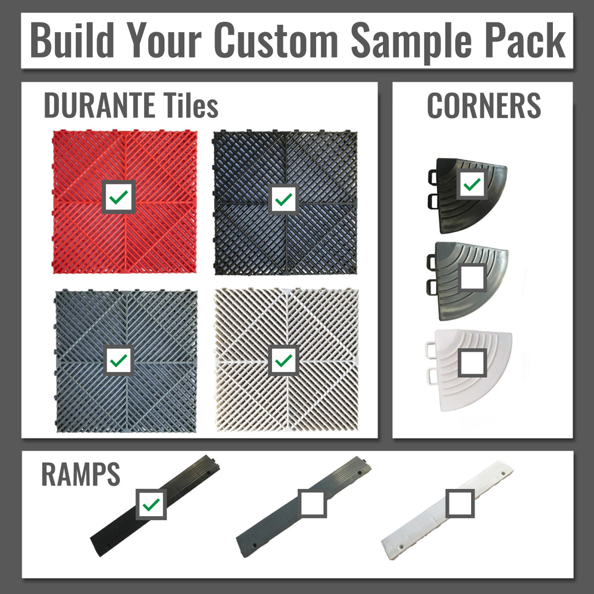 <strong>DURANTE SAMPLES - DIY Multipurpose/Garage Tiles