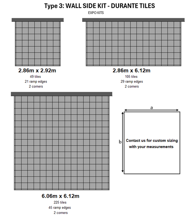 Garage Tile <b>Expo Kits</b> - Interlocking Polypropylene Flooring - | DECKO <b>DURANTE</b>