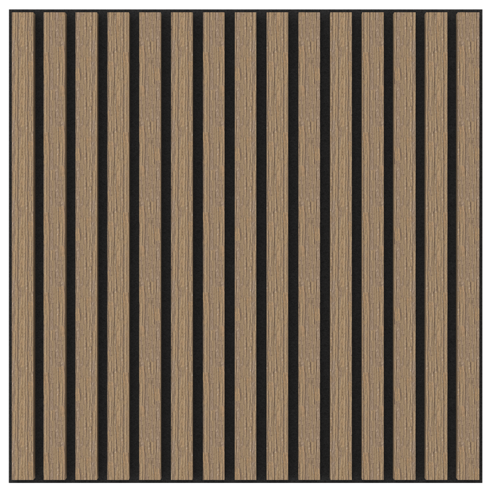 Acoustic Sound Dampening Wall Panels - <b>OAK Square</b> - box of 5 panels (600x600mm) <b>1.8 m<sup>2</sup></b> coverage | DECKO SOUNDSCAPE