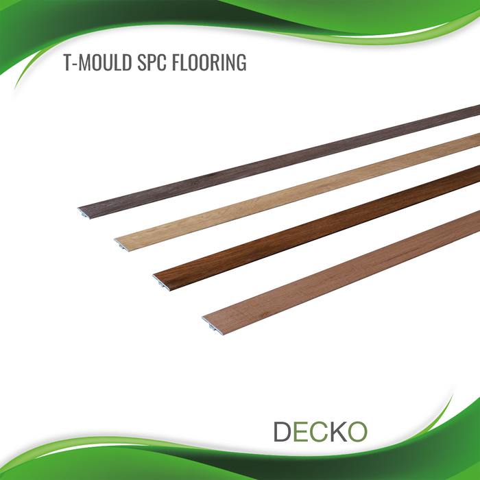 <strong>T-MOULD</strong> for DECKO SPC Hybrid Flooring - 1220 mm long piece