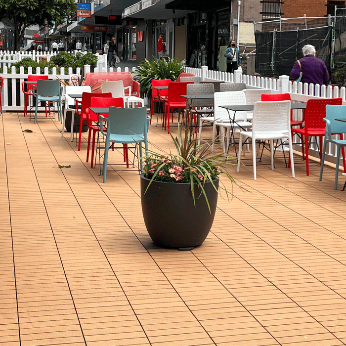 <b>Deck Tiles</b> - Premium WPC Interlocking - Box of 11 tiles = 1m<sup>2</sup> | DECKO