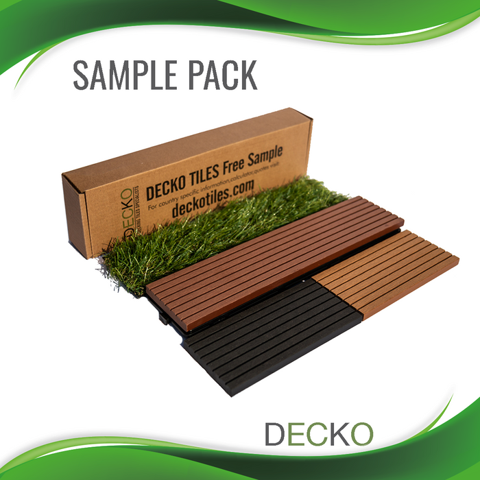 Free DECKO Tiles <strong>Sample Pack</strong> with Free Delivery ($9.9 Handling fee- one/address only)