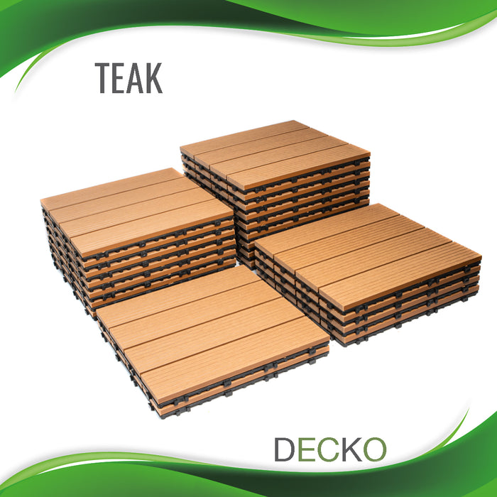 Deck Tile <b>Sample Pack</b> - Premium WPC Interlocking | DECKO - with Free Delivery