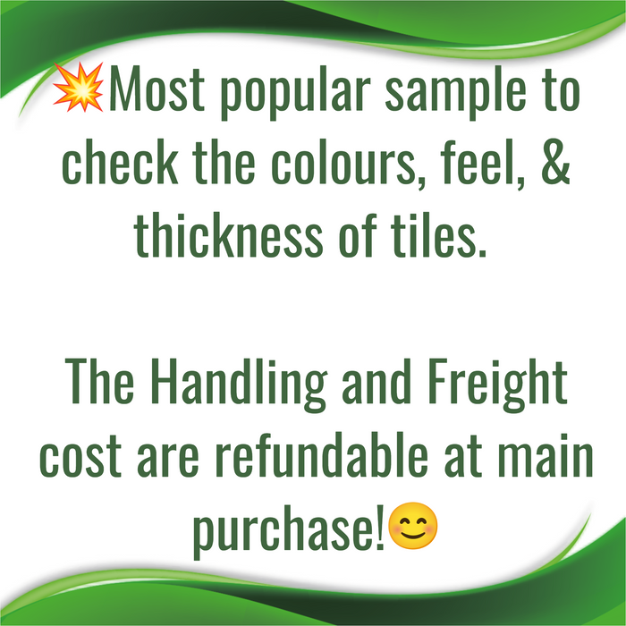 Deck Tile <b>Sample Pack</b> - Premium WPC Interlocking | DECKO - with Free Delivery