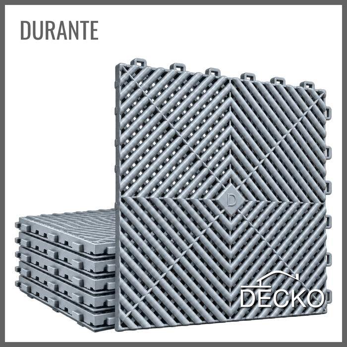 GRAY - DECKO Durante Nextgen Tile - (Box with 6 tiles)