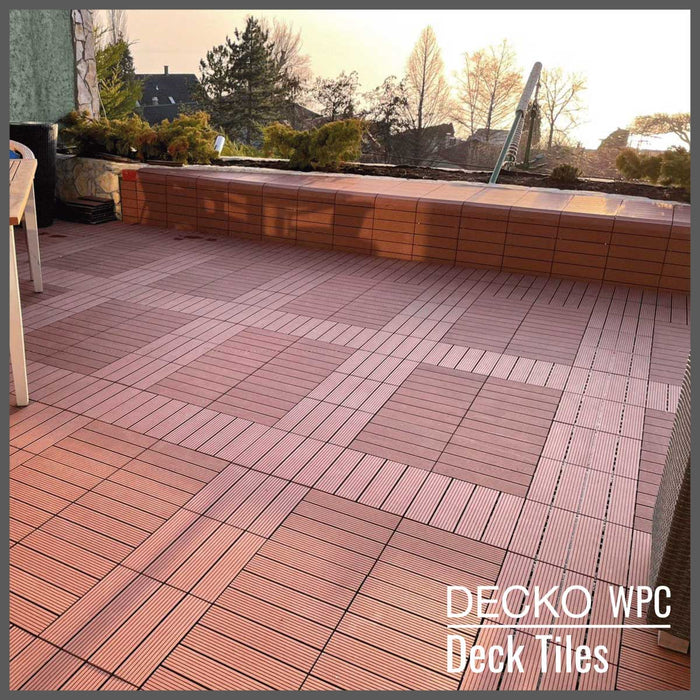 DECKO Premium Tiles - <b>Select Colour</b> - 300/300/20 - Price/Tile