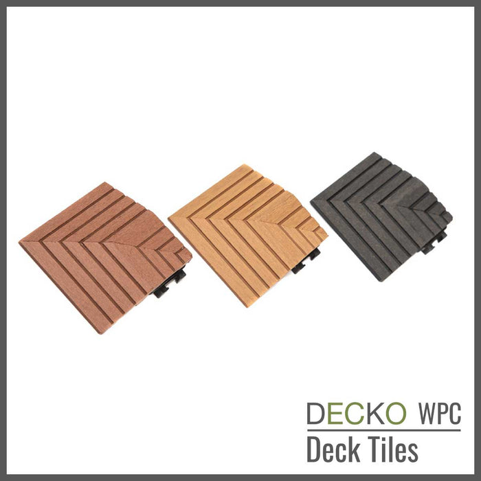 DECKO Premium Tiles - <b>Select Colour</b> - 300/300/20 - Price/Tile