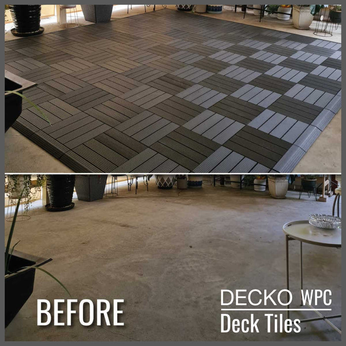 DECKO Premium Tiles - <b>Select Colour</b> - 300/300/20 - Price/Tile