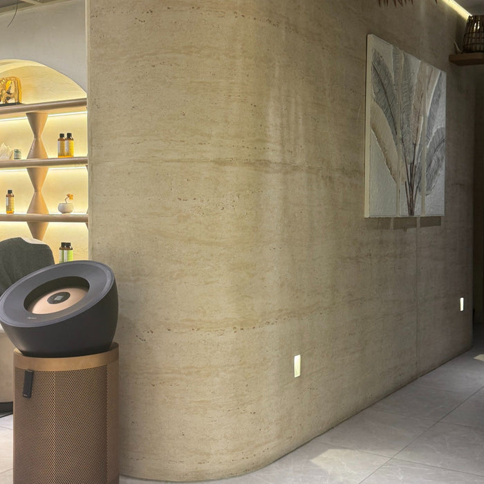 Flexible 3D Stone Wall Panels - <b>PIETRA TRAVERTINO</b> - Box of 16 panels (900x300mm) <b>4.32m<sup>2</sup></b> coverage | DECKO Flexistone