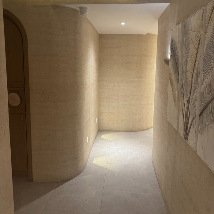 Flexible 3D Stone Wall Panels - <b>PIETRA TRAVERTINO</b> - Box of 16 panels (900x300mm) <b>4.32m<sup>2</sup></b> coverage | DECKO Flexistone