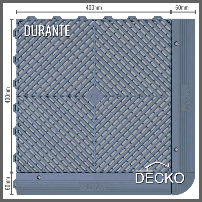 GRAY - DECKO Durante Nextgen Tile - (Box with 6 tiles)