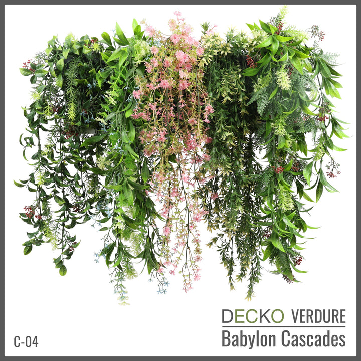 Artificial Hanging Plants - <b>JASMINE</b> Collection (5 different plants) | DECKO Verdure Babylon Cascades