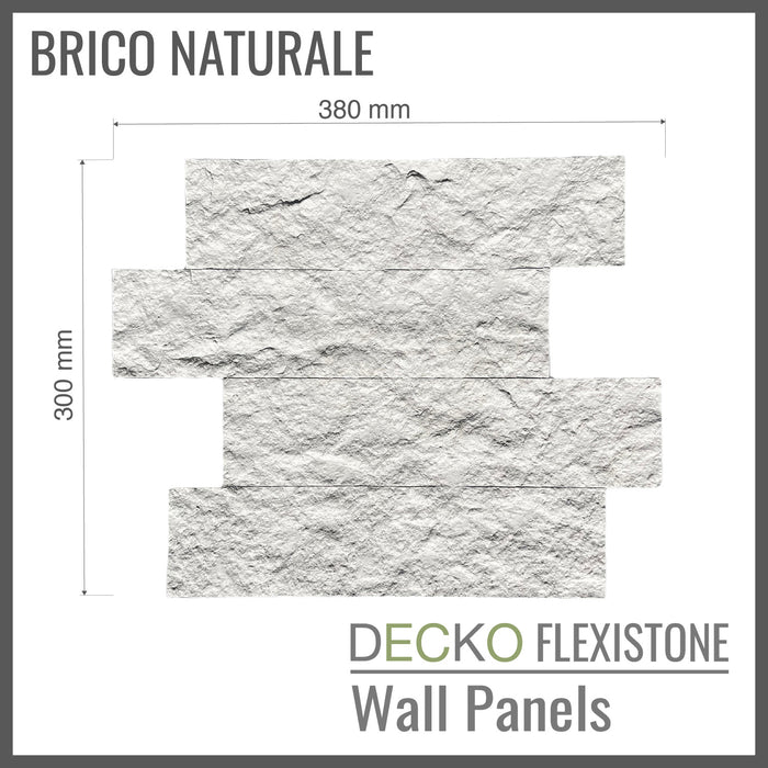 DECKO FLEXISTONE wall panel SAMPLE - BRICO NATURALE - Free Shipping