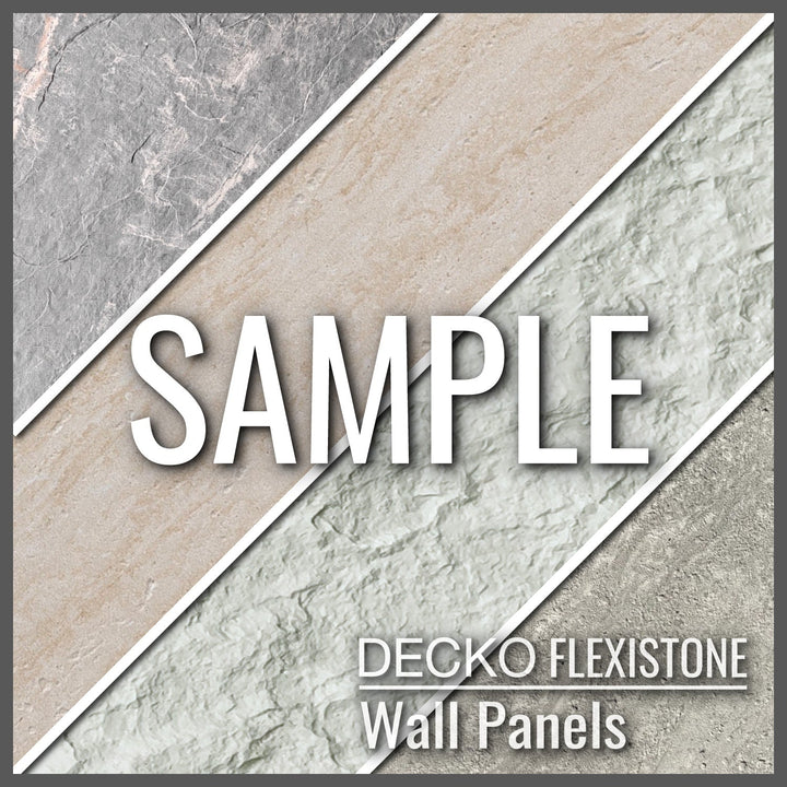 Flexible Stone Wall Panel <b>Samples</b> | DECKO Flexistone - Free Shipping