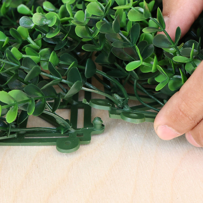 Artificial Plants Green Wall Panel - ARBOREA - Box of 12 panels - 500x500mm | DECKO VERDURE (3 m² /Box)