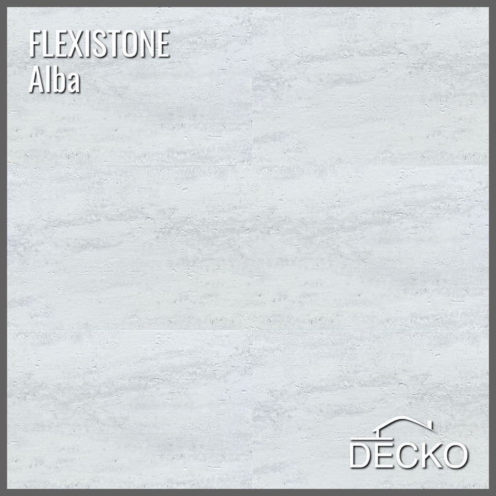 Flexible 3D Stone Wall Panels - <b>PIETRA ALBA</b> - Box of 16 panels (900x300mm) <b>4.32m<sup>2</sup></b> coverage | DECKO Flexistone