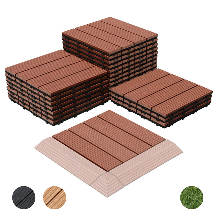 DECKO Premium Tiles - <b>Select Colour</b> - 300/300/20 - Price/Tile