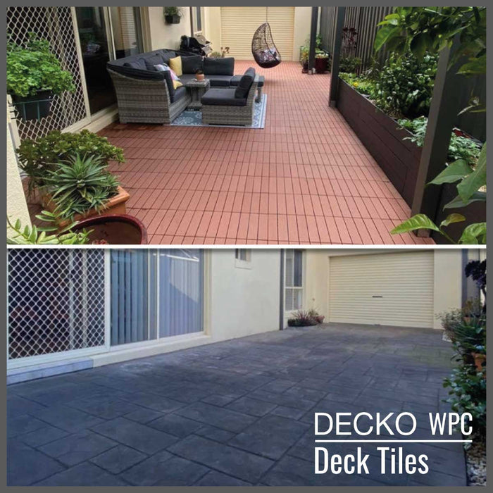 DECKO Premium Tiles - <b>BROWN</b> - 300/300/20 - Price/Tile