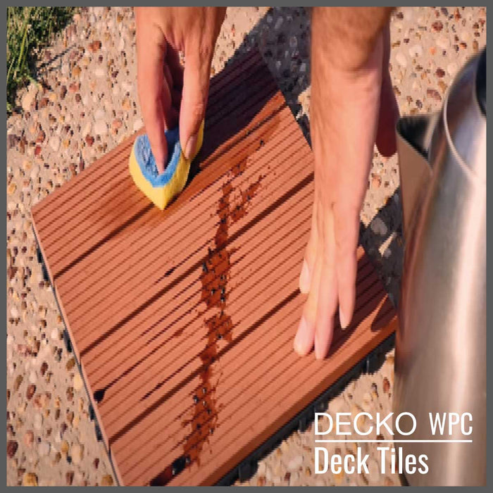 DECKO Premium Tiles - <b>BROWN</b> - 300/300/20 - Price/Tile