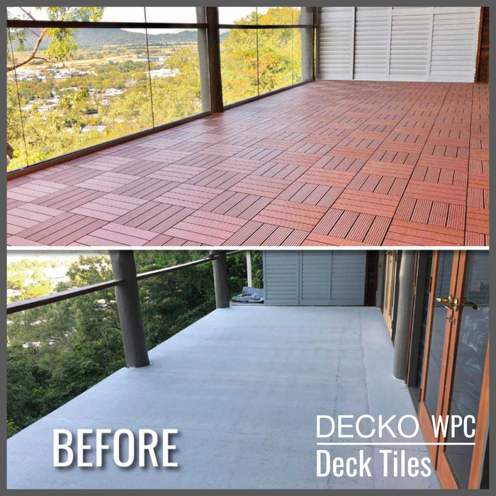 DECKO Premium Tiles - <b>BROWN</b> - 300/300/20 - Price/Tile