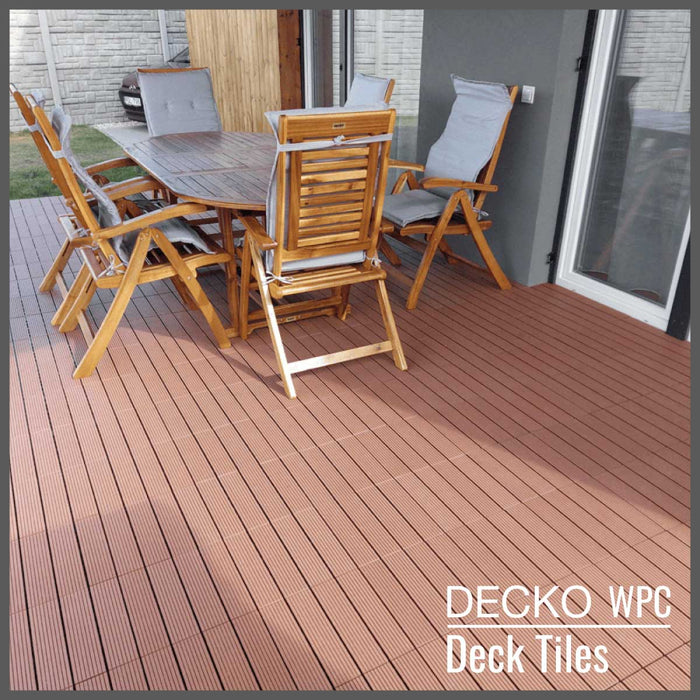 DECKO Premium Tiles - <b>BROWN</b> - 300/300/20 - Price/Tile