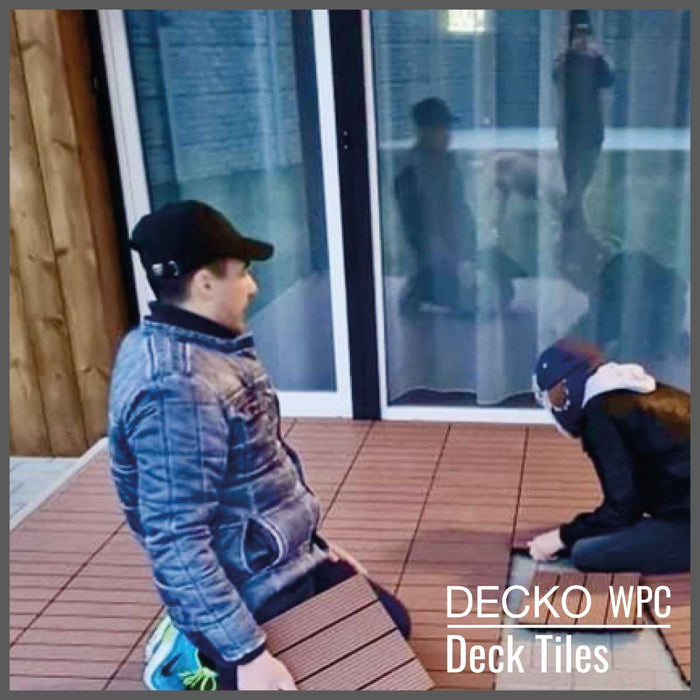 DECKO Premium Tiles - <b>Select Colour</b> - 300/300/20 - Price/Tile