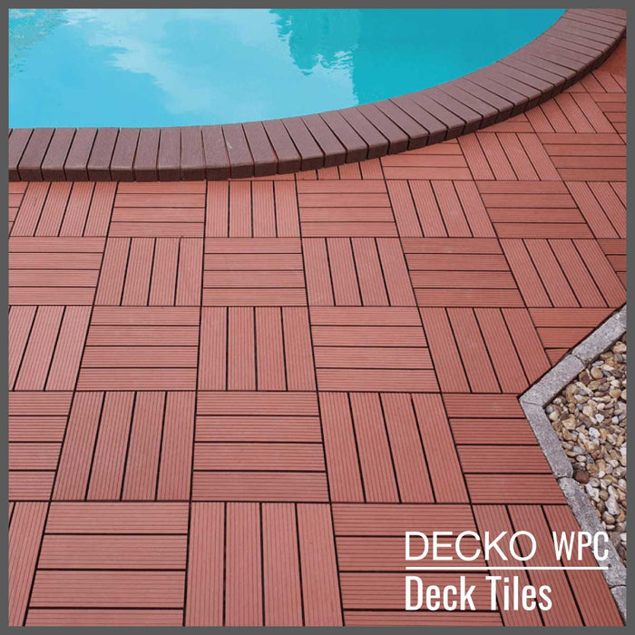 DECKO Premium Tiles - <b>BROWN</b> - 300/300/20 - Price/Tile