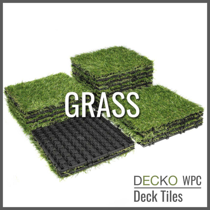 DECKO Premium Tiles - <b>GRASS</b> - 300/300/20 - Price/Tile