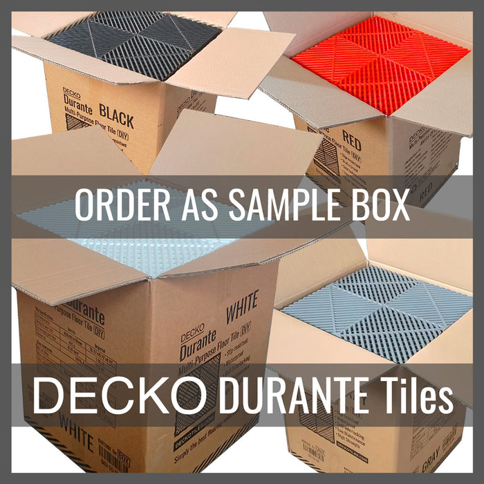 SAMPLE BOX with 30<strong> DURANTE</strong> Tiles - <strong>Select Colour</strong> - 400/400/18 - Fully Refundable with FREE Return for 1 box/address ($19 Handling Fee/return)Price/Box of 30